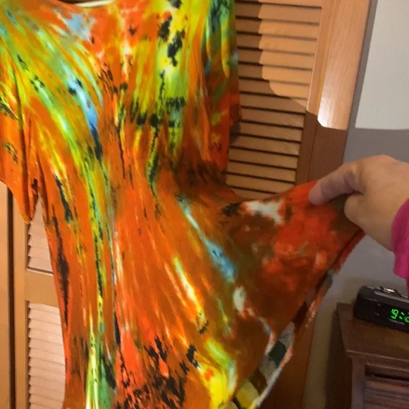 Colorful Gauze Dress - Picture 5 of 9